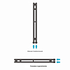 Neoinox Verto Полотенцесушитель 150x8.5см, водяной для ГВС, цвет: хром