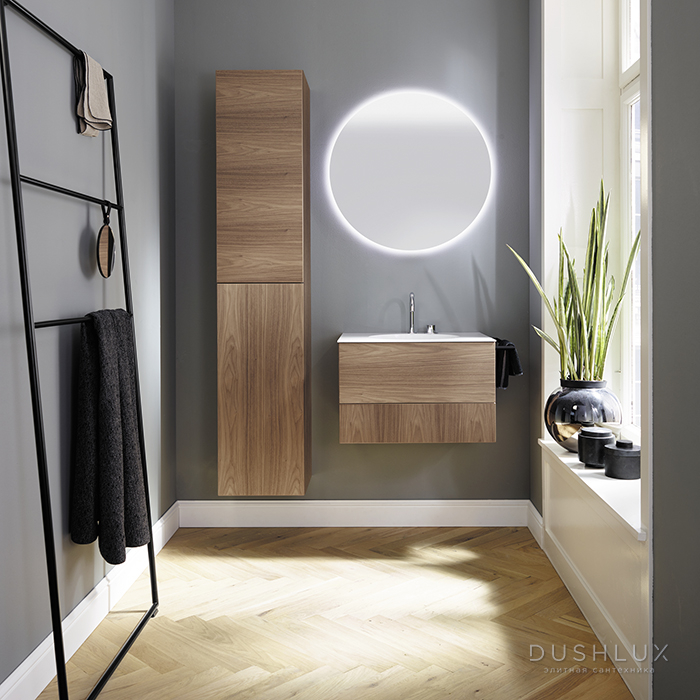 Фото Burgbad Coco Комплект подвесной мебели напольный, 60x50x40 см, цвет: коньячный орех