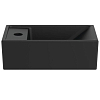 Ideal Standard i.life S Раковина 37x21xh12см, подвесная, с 1 отверстием, Sx, без перелива, цвет: чёрный матовый