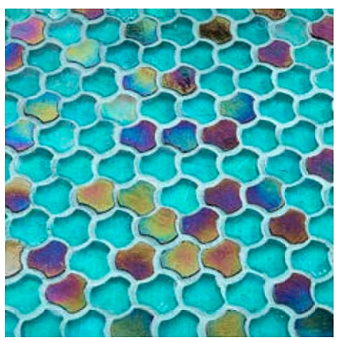 Sicis Colors Мозаика 29.4x27.6см, универсальная, стекло, цвет: pucci