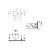Duravit DuraStyle Унитаз 54x37 см, подвесной, безободковый, Wondergliss, цвет: белый