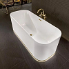 Villeroy&Boch Finion Ванна 170х70х62см., отдельностоящая, Quaryl®, цвет: альпийский белый/золото