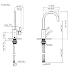 Dornbracht Meta Смеситель для раковины, на 1 отв., цвет: чёрный матовый