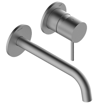 Bossini Teo Line Смеситель для раковины, встраиваемый, цвет: Brushed Nickel