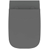 Ideal Standard Ideal Standard i.life B Унитаз подвесной, 54.5х36см., безободковый, с технологией RimLS+, с сиденьем, цвет: Серый глянцевый