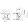 GRAFF UNIVERSAL-ROUGHS Встраиваемая часть для E-18203SCIP