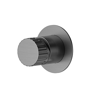 Newform Steel Line Смеситель для душа, встраиваемый, на 1 выход, цвет: pvd brushed gun metal