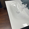Duravit XViu Комплект: подвесная мебель 80x48см с раковиной, зеркало с подсветкой, цвет: American Walnut / черный матовый