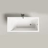 Salini Cascata Ванна 150x70x60см., встраиваемая, ножки, S-Sense, цвет: белый глянцевый