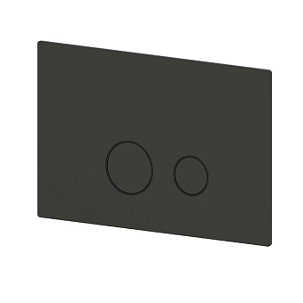 Newform Delta Zero Клавиша смыва, совместимая со скрытыми бачками TECE, цвет: carbon satin