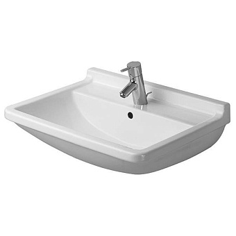 Duravit Starck 3 Раковина 55x43см., подвесная, 1 отв., цвет: белый