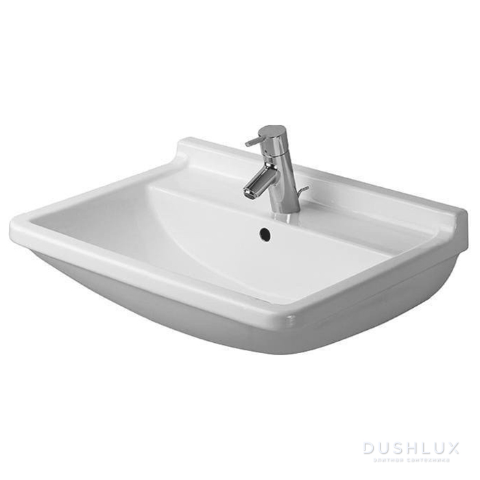 Фото Duravit Starck 3 Раковина 55x43см., подвесная, 1 отв., цвет: белый