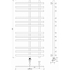 Secado Понтида 3 Полотенцесушитель 70x120 см, электрический, цвет: хром