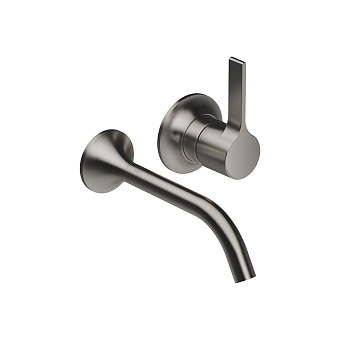 Dornbracht VAIA Смеситель для раковины, излив: 19см, встраиваемый, цвет: Dark Platinum matt