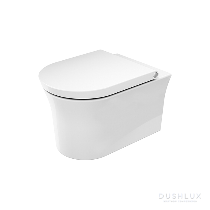 Фото Duravit White Tulip Унитаз подвесной 37x54 см, безободковый, HygieneGlaze, цвет: белый