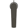 Ideal Standard La Dolce Vita Смеситель для раковины, на 1 отв., с донным клапаном, цвет: PVD Magnetic Grey