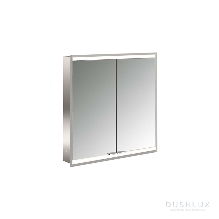 Фото Emco Prime Зеркальный шкаф 60см., с подсветкой LED2 Facelift встраив. модель, 2-дверки, IP 20 задняя панель цвет белый лакир.