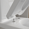 Villeroy&Boch O.novo Унитаз-компакт 36х64.6х43см., напольный, с открытым смывным краем, с сиденьем, цвет: альпийский белый