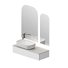 Kerama Marazzi Magica Тумба 115.4х48.5х22см., подвесная, 2 ящика, цвет: утренний серый матовый