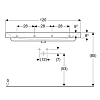 Geberit Smyle Square Раковина 120х48см., подвесная, 2 отв., двойная, цвет: белый