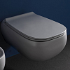 Flaminia Fluo Унитаз 54,5x41xh23см., подвесной, goclean, цвет: cenere