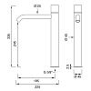 CEA Design GIOTTO Смеситель для раковины, 1 отв., цвет: PVD черный сатинированный