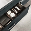 VITAGE milldue edition HILTON 06 Комплект мебели 226х56х77 см, напольный, 2 раковины, 2 зеркала, с подсветкой, цвет: стекло onice smoke