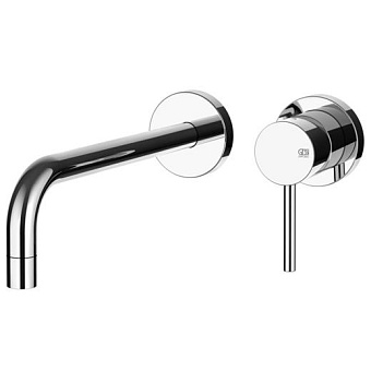 Gessi Emporio Via tortona Смеситель для раковины, встраиваемый, излив: 22.5см., цвет: хром