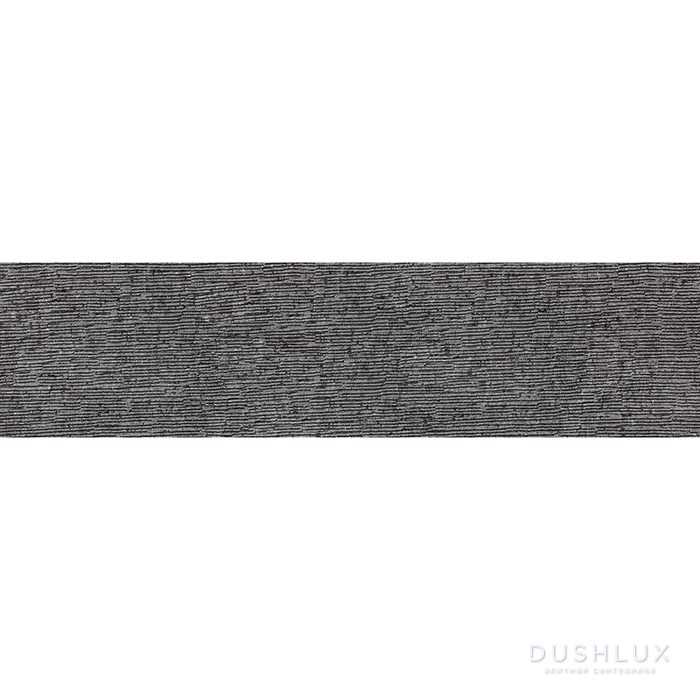 Фото Ergon Stone Talk Керамогранит 120x30x0.95см, универсальная, неглазурованный, цвет: Rullata Dark naturale