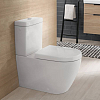 Villeroy&Boch Subway2.0 Унитаз-компакт с открытым смывным краем, напольный, 37х70см, с антигрязевым покрытием CeramicPlus, цвет: белый
