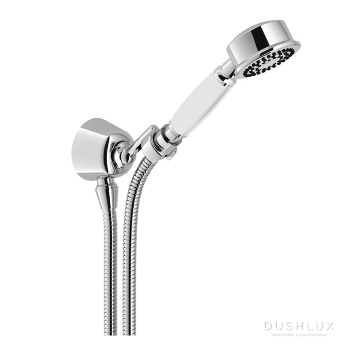 Фото Nobili Free Shower Душевой гарнитур, с ручной лейкой, шлангом и настенным держателем, цвет: хром