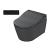 TOTO RP Унитаз 38x58см., подвесной, безободковый, сиденье Washlet RW, цвет: чёрный матовый