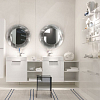 Laufen Kartell Зеркало круглое d=78см, настенное, без подсветки, цвет: серебряный