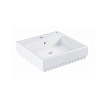 Grohe Cube Раковина 50 см, 1 отв., накладная, цвет: белый