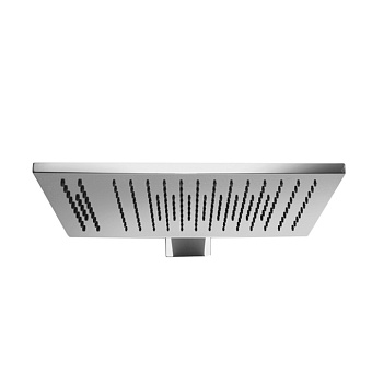 Fantini Acqua Zone Верхний душ 30х45см, светодиоды, хромотерапия, цвет: Блестящая натуральная сталь