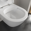 Villeroy&Boch Subway 2.0 Унитаз подвесной 37x56 см, безободковый, с антигрязевым покрытием CeramicPlus, цвет: белый