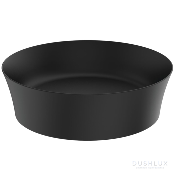 Фото Ideal Standard Ipalyss Раковина накладная, 40см., без отв., Diamatec®, цвет: черный матовый