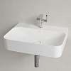 Villeroy&Boch Finion Раковина 60х47 см, 1 отв., с переливом, с антигрязевым покрытием CeramicPlus, цвет: белый