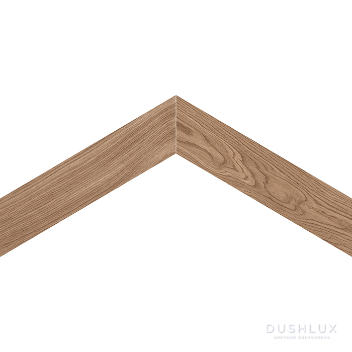 Фото Emilceramica Mimesis Керамогранит 54x11x0.9см, универсальный, глазурованный, цвет: Chevron 60° Tabacco