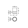 Grohe Essentials Cube Стакан с держателем, подвесной, цвет: хром