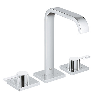Grohe Allure, Смеситель для раковины на 3 отв., цвет: хром