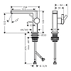 Hansgrohe Tecturis E Смеситель для раковины, на 1 отв., высота: 11см., с донным клапаном, цвет: хром
