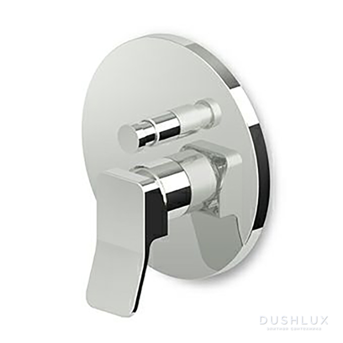 Zucchetti Soft Встроенный однорычажный смеситель для ванны и душа, для ...