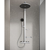 Ideal Standard ALU+ Душевая система, в комплекте с термостатическим смесителем, штанга, держатель лейки, верхний душ 26см., маленькая полочка 13см., большая полочка 20.8см., шланг 175см., цвет: Silver (Серебряный)