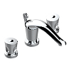 THG Bagatelle metal Смеситель для раковины, 3 отв., цвет: хром