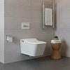 Arrow Glacier Унитаз Smart 41x60см, с функцией биде, подвесной, безободковый, клавиша смыва, цвет: белый