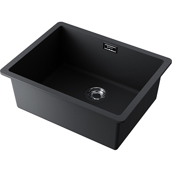 Omoikiri Kata 54-U Кухонная мойка 54x20x42см.,встраиваемая, цвет: черный