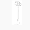 Gessi Goccia Потолочный излив каплевидной формы, инд.длина (180-1800мм), для монтажа с удаленным управлением 33700/30709 (не входит в комплект), цвет: хром