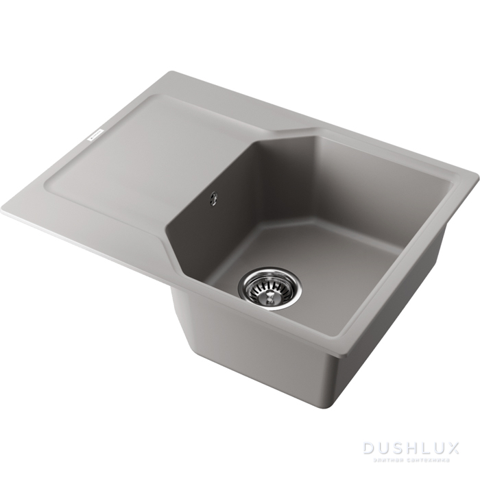Фото Omoikiri Yonaka 65 Кухонная мойка 65x19x51см.,встраиваемая, цвет: leningrad grey