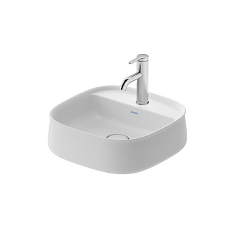 Duravit Zencha Раковина 42x42x14 см, накладная, 1 отв., цвет: белый глянцевый